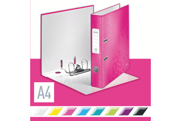 LEITZ Ordner WOW 180° 5.2cm 10060023 pink A4