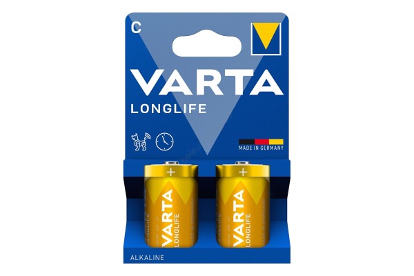 VARTA Batterie Longlife 411410142 C/LR14, 2 Stück