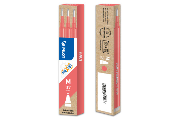 PILOT FriXion Refill 0.7mm BLSFR7CP corall-pink 3 Stück