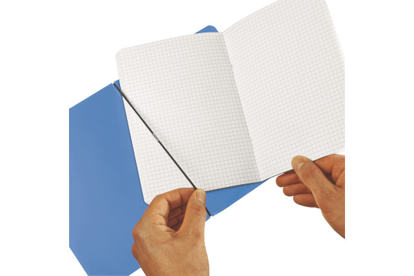 HERLITZ Notizheft My.Book A4 11361441 kariert, liniert, blau