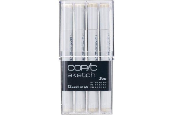 COPIC Marker Sketch 21075954 Grau-Set WG, 12 Stück