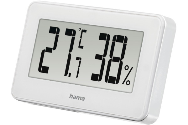 HAMA Thermo- / Hygrometer Mini 186363 weiss