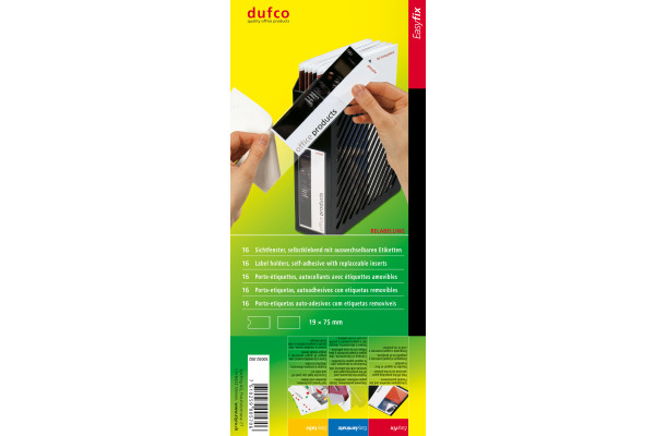 DUFCO EasyFix Sichtfenster 50002.002 19x75mm selbstkl 16 Stk.