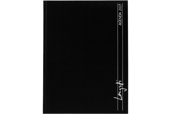 BIELLA Geschäftsagenda Longatti 2027 812725020 1W/2S schwarz ML 18x24.5cm