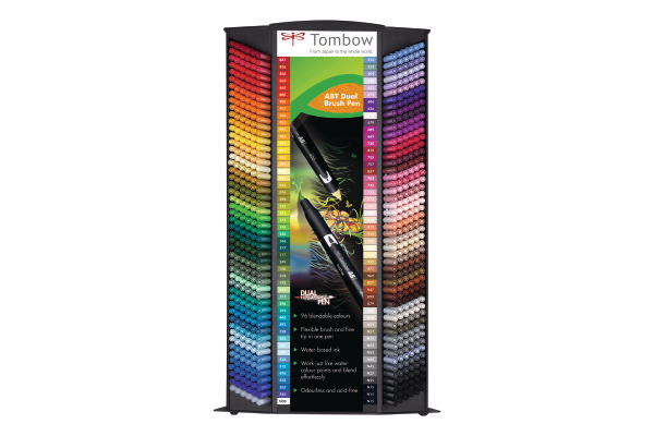 TOMBOW Brush-Pen ABT96CSET Display 96 Farben, 600 Stück