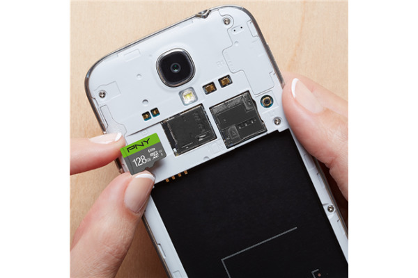 PNY micro-SDXC Elite 128GB PSDU128V1 UHS-I U1/A1(V10)&SD adapter