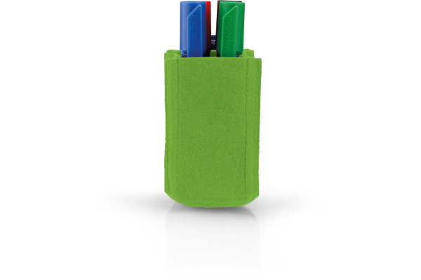 MAGNETOP. Stiftehalter magnetoTray S 1227605 grün, Filz recyceled