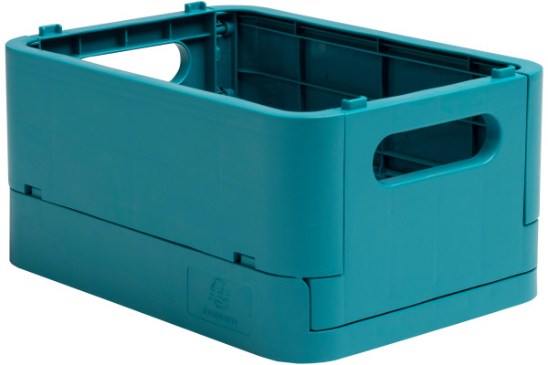 EXACOMPTA Klappbox Skandi A6+ 27034D Mini pazifikblau 185x35x135mm