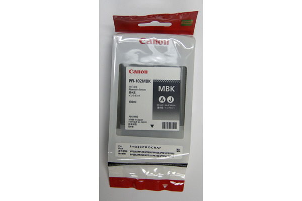 CANON Tintenpatrone matt schwarz PFI102MBK iPF 700 130ml