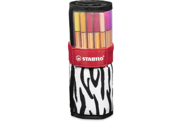 STABILO Rollerset Point 88 0.4mm CH8825080 Zebra 25 Stück