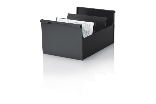 STYRO Karteikasten quer A5 30-532.90 schwarz