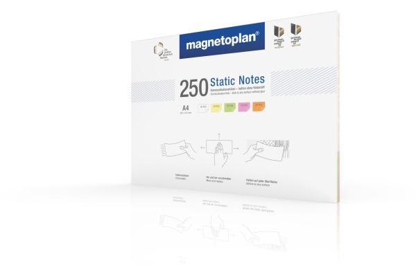 MAGNETOP. Static Notes A4 11250410 ass. 250 Stück