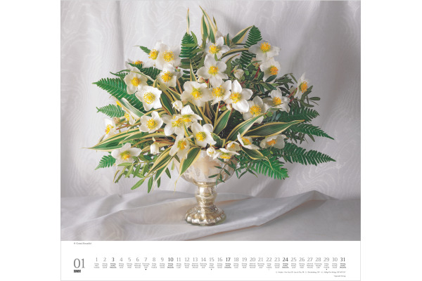 DUMONT Bildkalender 2027 261262 Blumensträusse ML 38x35.5cm