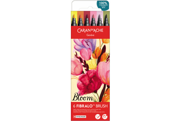 CARAN D'A Classic Fibralo Brush 0.5-5mm 186.806 Bloom 6 Stück