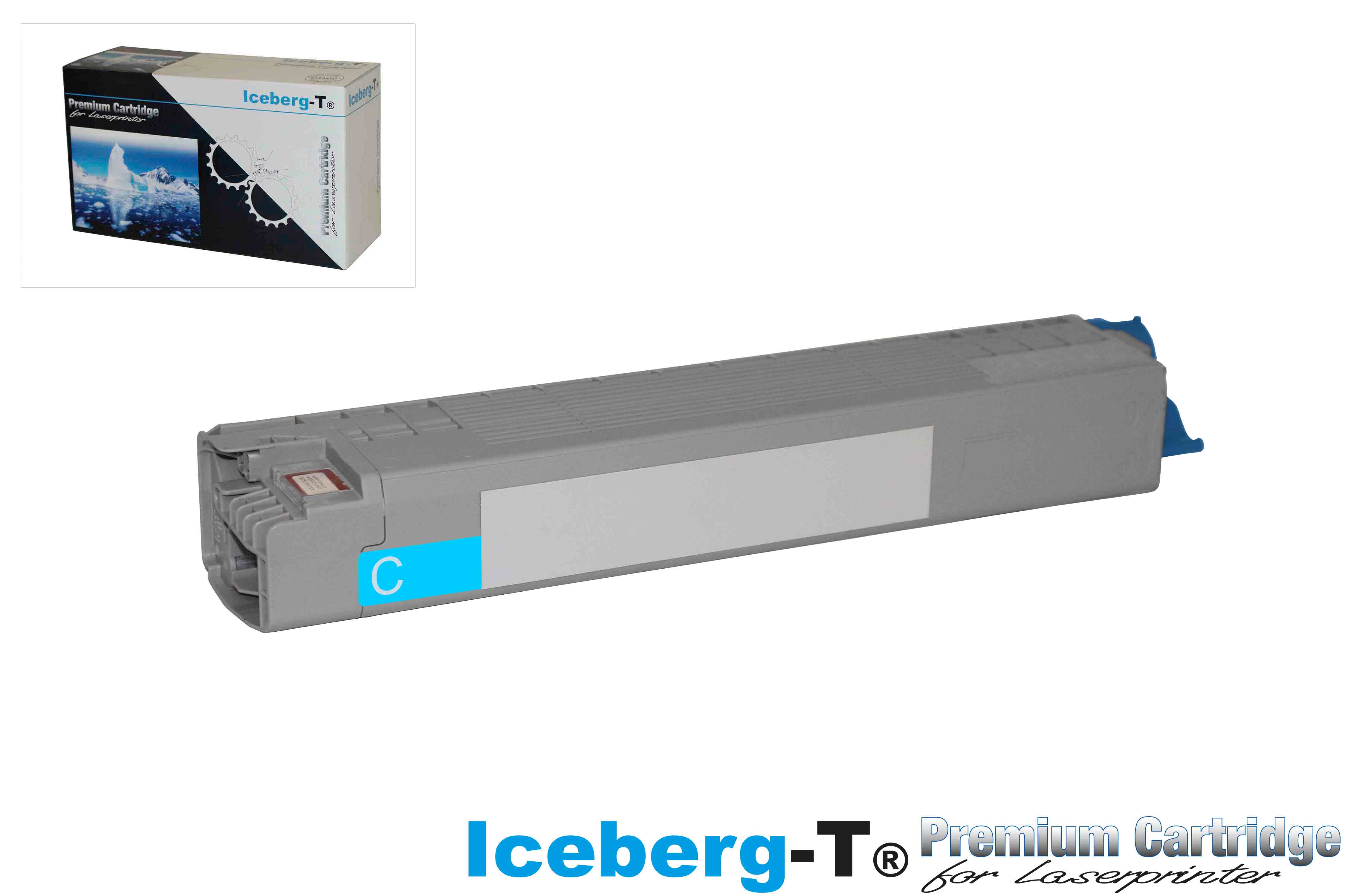 Iceberg-T Toner OKI C833 / C843 10'000 Seiten, cyan