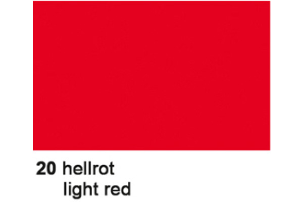 URSUS Seidenpapier 50x70cm 4642220 hellrot 6 Bogen