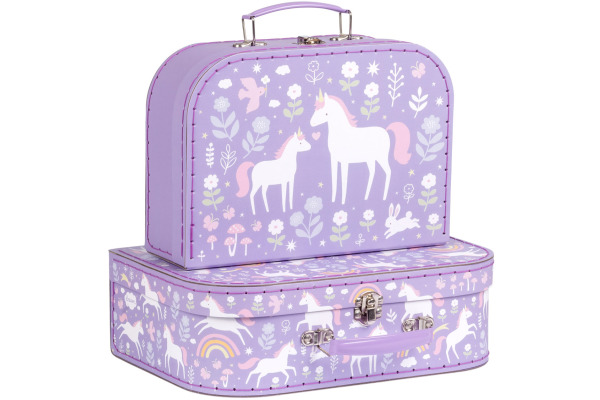 ALLC Kofferset 29x20x9.3cm SCUDPU25 Einhorn