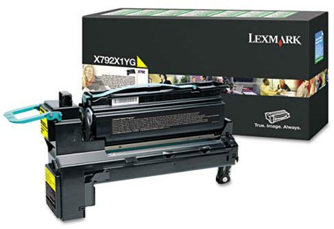 LEXMARK Toner gelb Rück X792 LEXMARK Color-Toner