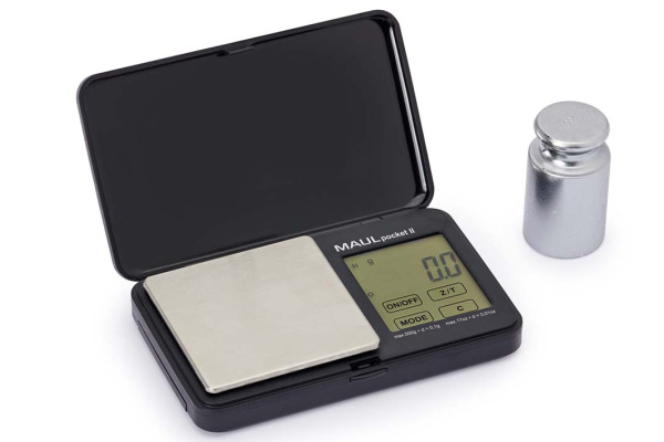 MAUL Pocket II Taschenwaage 500g 1611590 schwarz