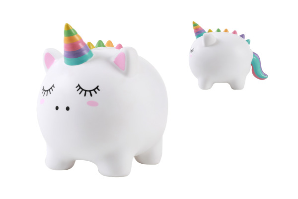 I-TOTAL Sparkasse 18x15x15.5cm XL2498 Unicorn