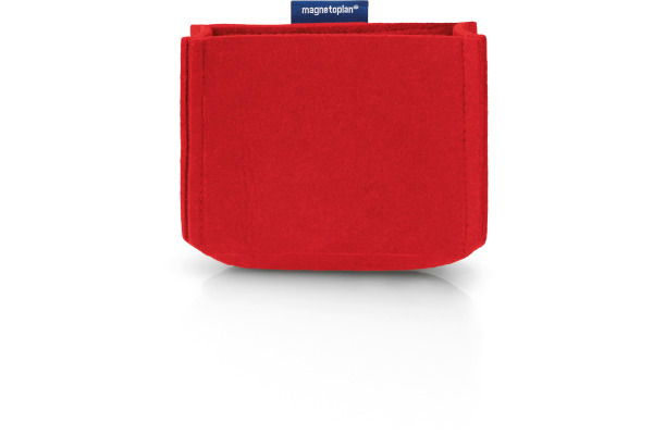 MAGNETOP. Stiftehalter magnetoTray M 1227706 rot, Filz recyceled