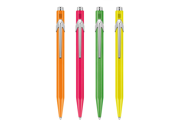 CARAN D'A Kugelschreiber 849 Fluo Line 849.218 assortiert 20 Stück