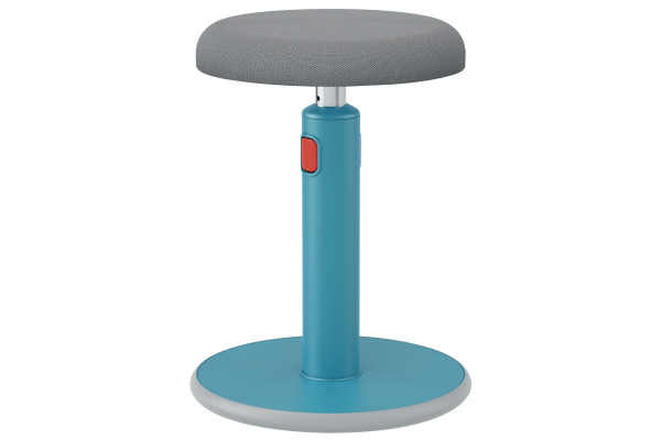 LEITZ Sitz/- Stehhocker Cosy 6518-0061 blau Sitzhöhe 46-79cm