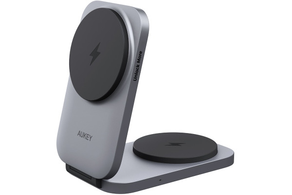 AUKEY MagFusionL Pro 2-IN-1 fold. LC-MC212 Wirel.Charger 25W Qi2.2