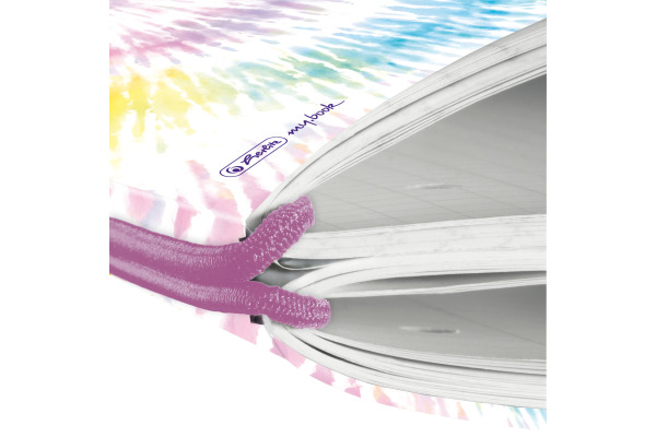 HERLITZ Notizheft A4, 80 g/m2 50044276 New Batik Freedom kar./lin.