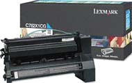 LEXMARK Toner cyan Rück. f.C782/X782 LEXMARK Color-Toner