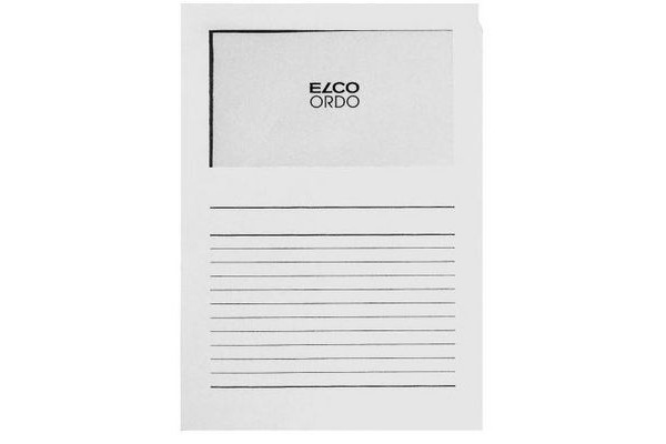 ELCO Organisationsmappe Ordo A4 29489.10 classico, weiss 100 Stück