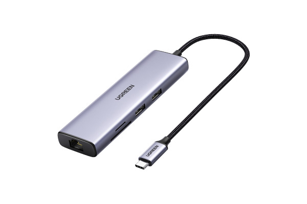 UGREEN 7-in-1 USB-C-Hub 60515 Ethernet Interface