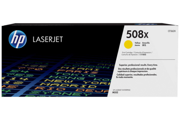 HP Toner-Modul 508X yellow CF362X CLJ Enterprise M552 9500 S.