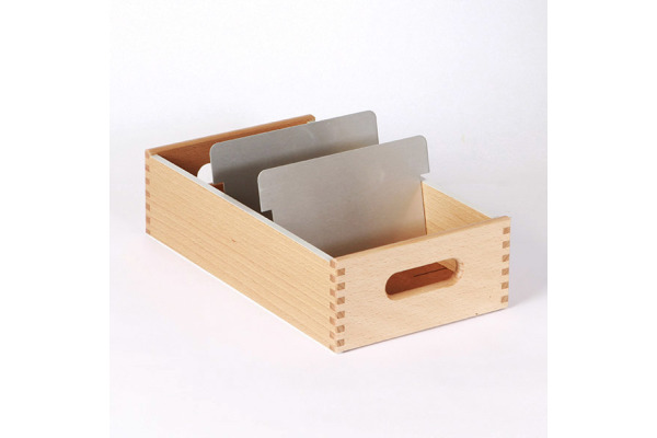 FLÜCK Karteikasten A6 quer A6quer/30 Buche Tiefe 30cm