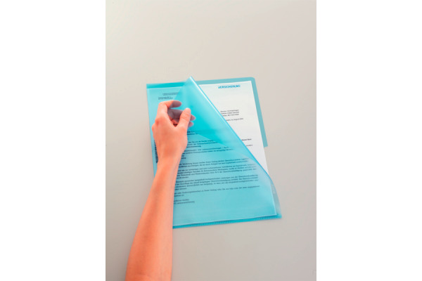 LEITZ Sichtmappen PP A4 40000055 grün, 0,13mm 100 Stück