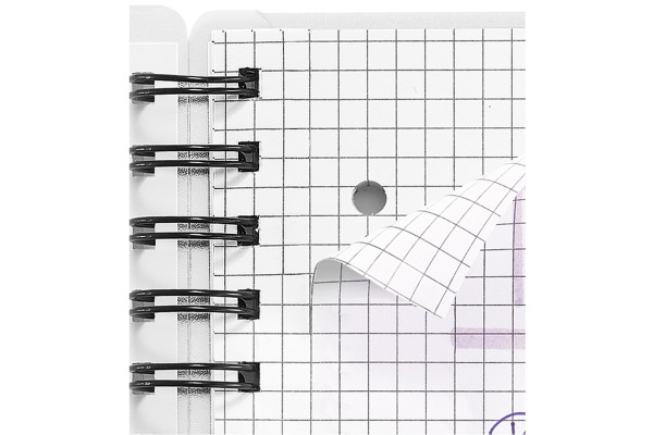 KOLMA Spiralbuch EASY KolmaFlex A5 06.551.39 türkis, kariert 5mm 100 Blatt