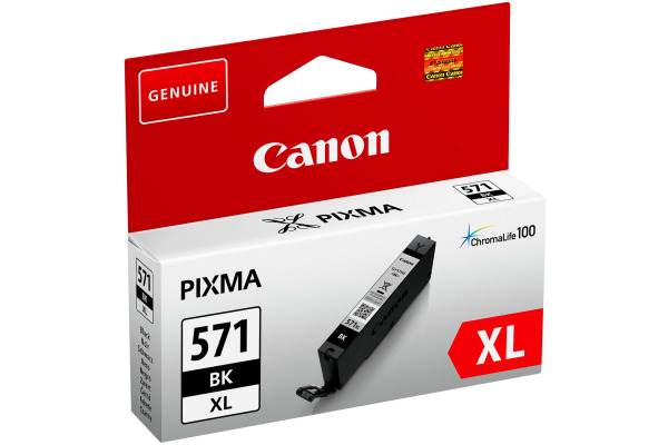 CANON Tintenpatrone XL schwarz CLI-571XL PIXMA MG5750 11ml
