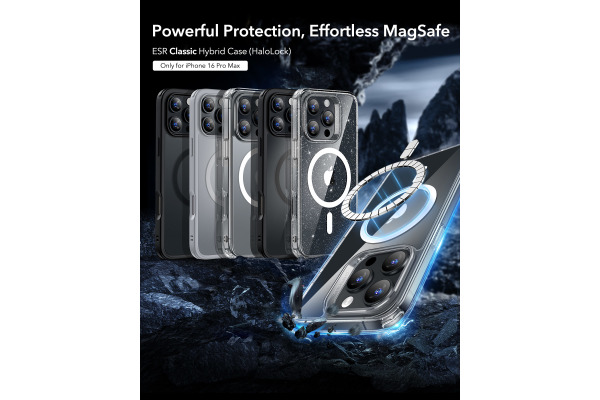 ESR Classic Hybrid Case MagSafe 1A77001 iPhone 16 ProMax Clear
