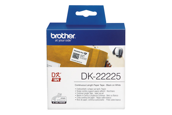PTOUCH Endlos-Etiketten 38mmx30.48m DK-22225 QL-1050 weiss
