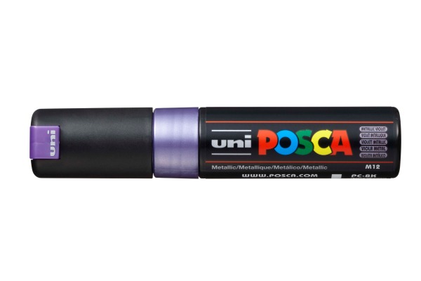 POSCA Marker 8mm PC8K MET Metal.violet,Keilsp