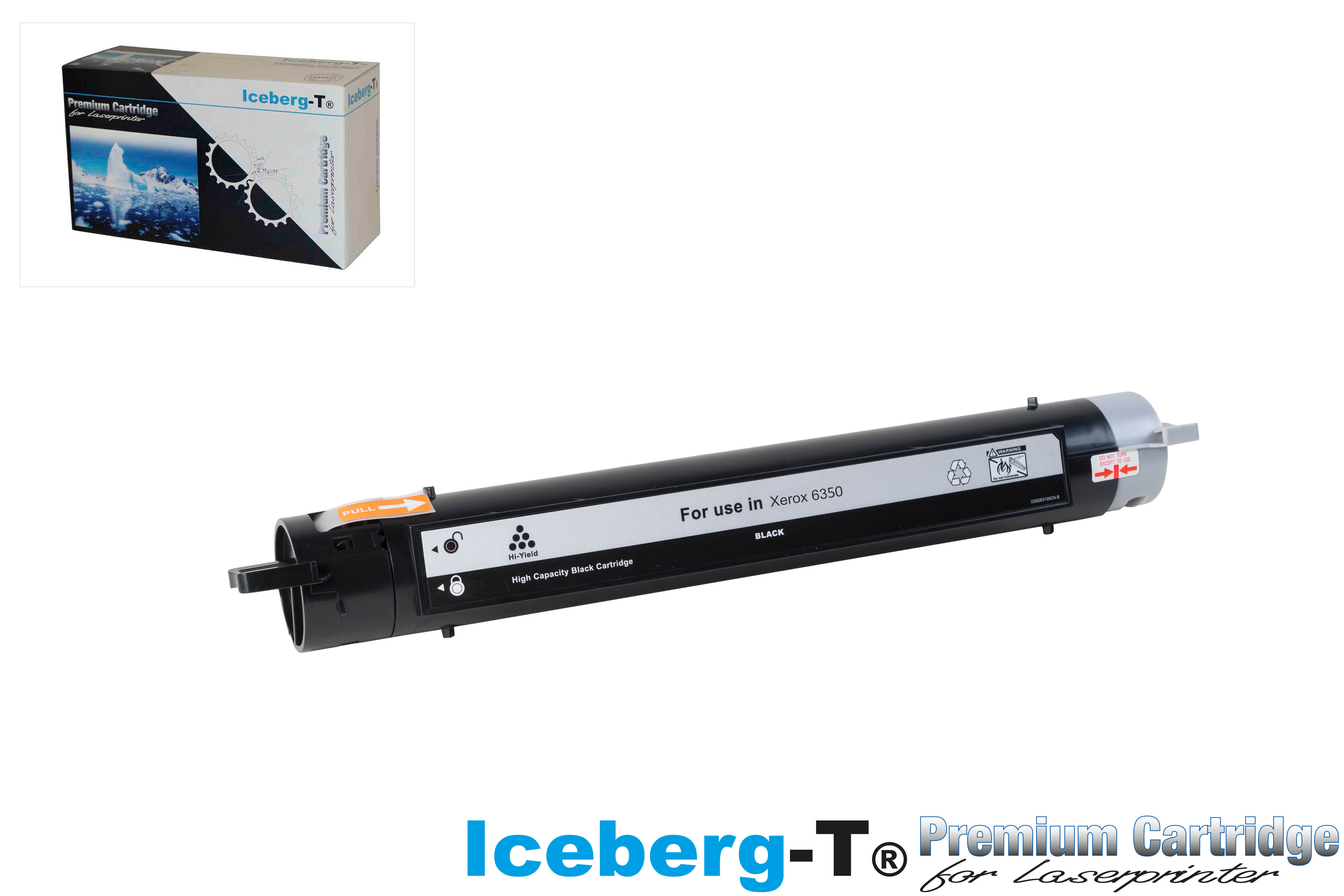 Iceberg-T Toner Xerox Phaser 6350 10'000 Seiten, black