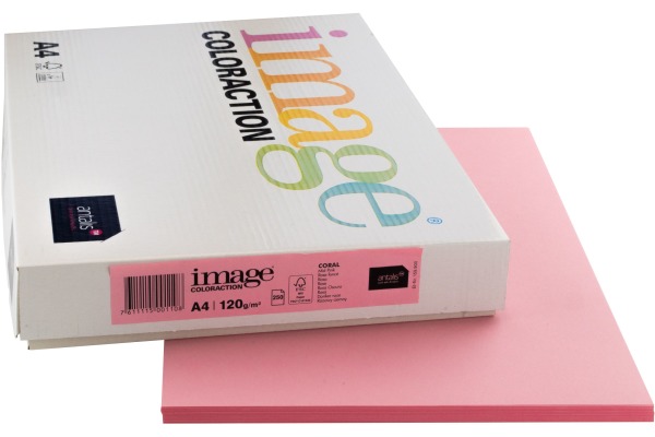 IMAGE COL Kopierpapier Coral A4 266662 120g, rosa 250 Blatt