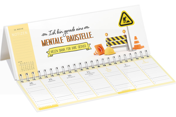 ARS EDITI Tischkalender 2027 13935 Freitag DE 29.7x11.5cm