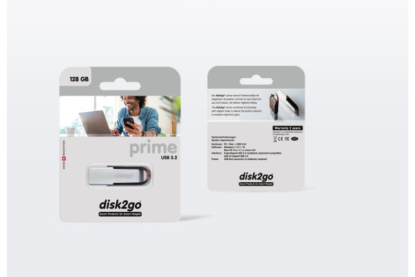 DISK2GO USB-Stick prime 128GB 30006704 USB 3.0