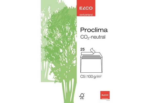 ELCO Briefumschlag proclima C5 74270.20 100g,recycling 25 Stk.