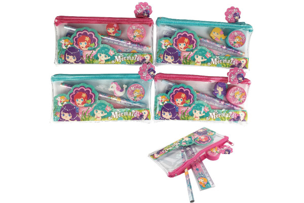 ROOST Schreibset 4 ass. MDST-002 Meerjungfrau 190x90mm