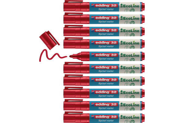 EDDING Flipchart Marker 31 1.5-3mm 31-2 rot
