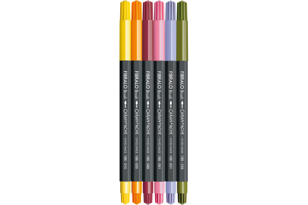 CARAN D'A Classic Fibralo Brush 0.5-5mm 186.806 Bloom 6 Stück