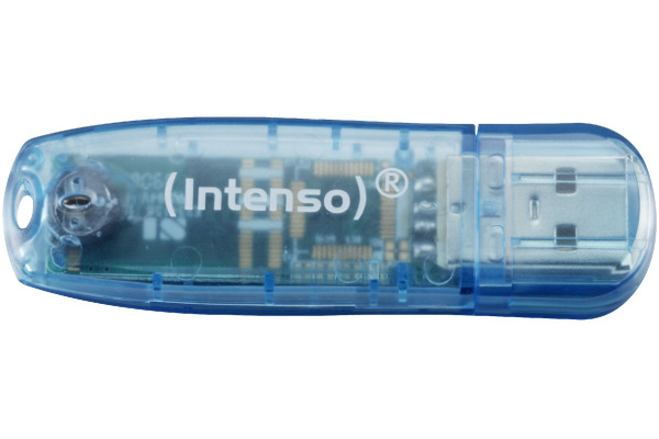 INTENSO USB-Stick Rainbow Line 4GB 3502450 USB 2.0 blue