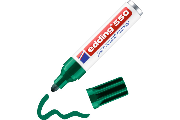 EDDING Permanent Marker 550 3-4mm 550-4 grün